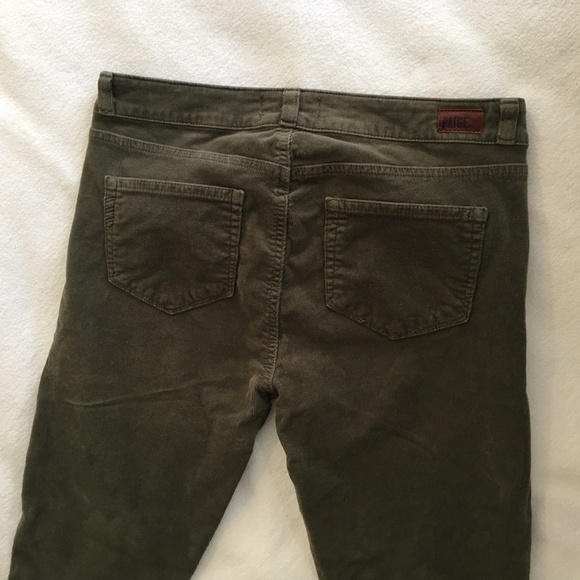 Paige skinny ankle zip corduroy pants - Picture 5 of 8